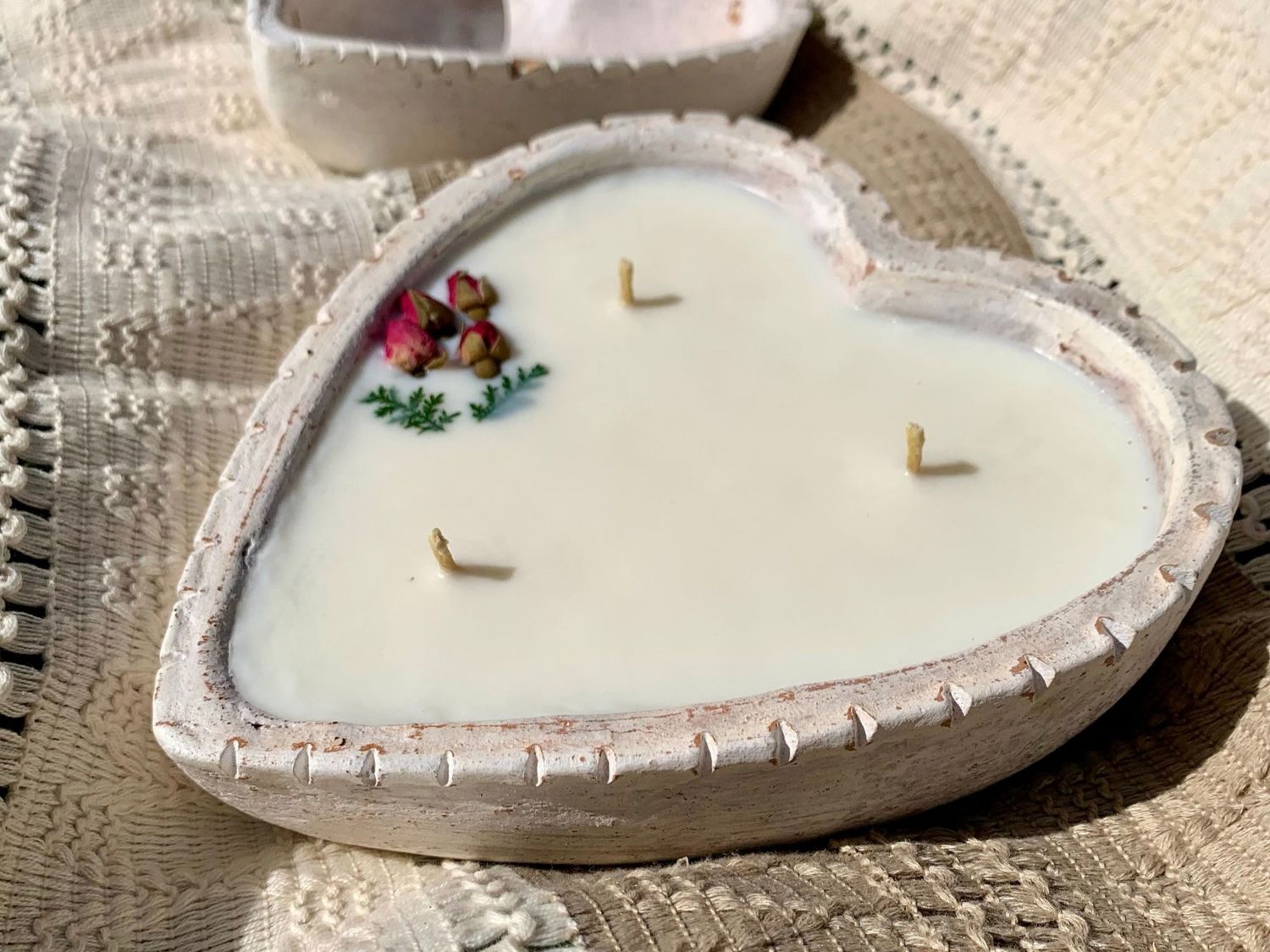 13 oz Heart - Limited Clay Candle